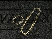 Set Colier + Bratara Valuxy Miami Auriu