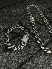 Set Colier + Bratara Valuxy Miami Argintiu