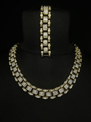 Set Colier +Bratara Valuxy Lux Auriu