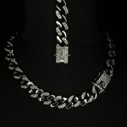 Set Colier + Bratara Valuxy Miami Argintiu