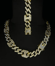 Set Colier + Bratara Valuxy Cuban Rock