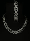 Set Colier + Bratara Valuxy Infinity Argintiu