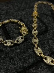 Set Colier + Bratara Valuxy Las Vegas Auriu