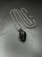 Colier Craniu, din otel inoxidabil 50cm (Auriu/Argintiu)