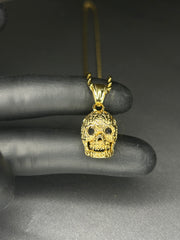 Colier Craniu, din otel inoxidabil 50cm (Auriu/Argintiu)