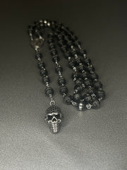 Colier Valuxy Craniu, din otel inoxidabil 70cm Argintiu