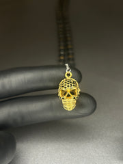 Colier Valuxy Craniu, din otel inoxidabil 70cm Auriu