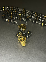 Colier Valuxy Craniu, din otel inoxidabil 70cm Auriu