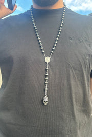 Colier Valuxy Craniu, din otel inoxidabil 70cm Argintiu