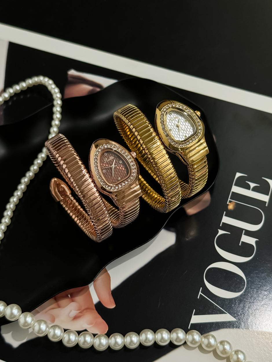 Ceas Bijou Serp – Rose Edition | Valuxy