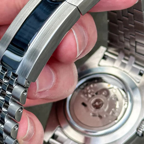 CEAS SEIKO DATEJUST - OLIVE GREEN ARABIC