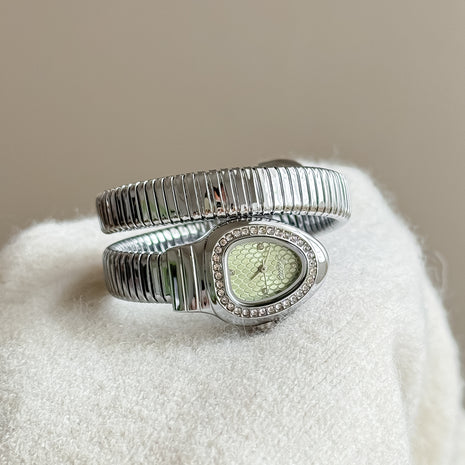 Ceas Bijou Serp – Silver Mentă Edition | Valuxy
