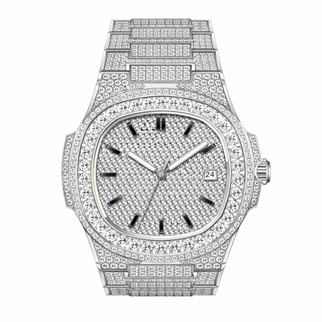 Ceas Nautilus - Automatic Iced Full Moissanite VVS