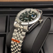 CEAS SEIKO DATEJUST - OLIVE GREEN