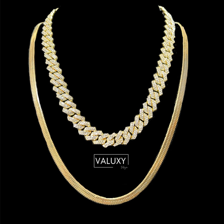 Set Valuxy Fanele Coliere Cuban & Snake