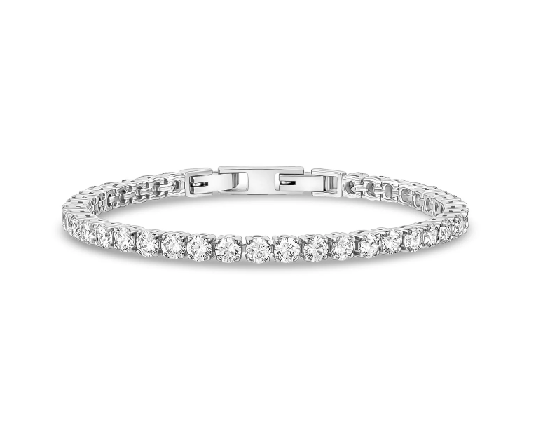 Set Tennis Silver 4mm