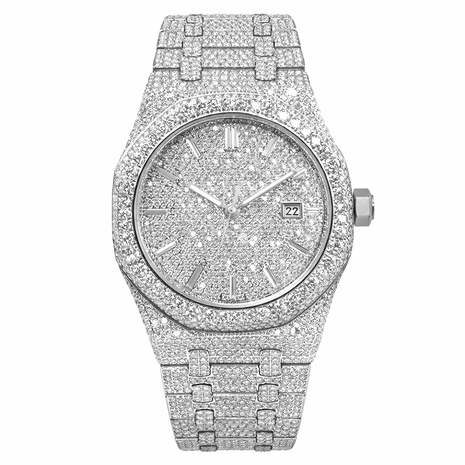 Ceas Oak - Automatic Iced Full Moissanite VVS