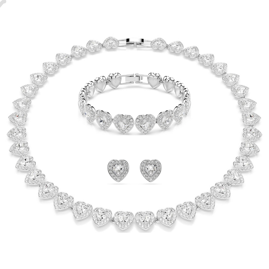 Set Heart Angelis Silver