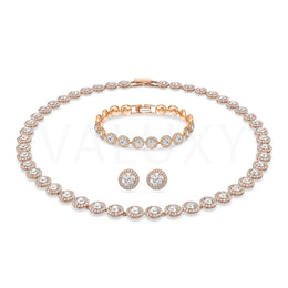 Set Angelis Colier & Bratara & Cercei Rose