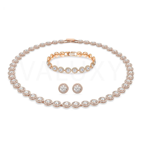 Set Angelis Colier & Bratara & Cercei Rose
