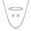 Set Tennis Silver 4mm