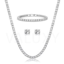 Set Tennis Silver 4mm