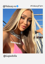 Colier Diamond Cuban 9mm lățime (Argintiu/Auriu)