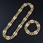 Set Colier + Bratara Valuxy Cuban Rock