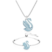 Set Lebada Icon Blue Colier Bratara