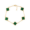 Bratara Trifoi Verde Argint 925