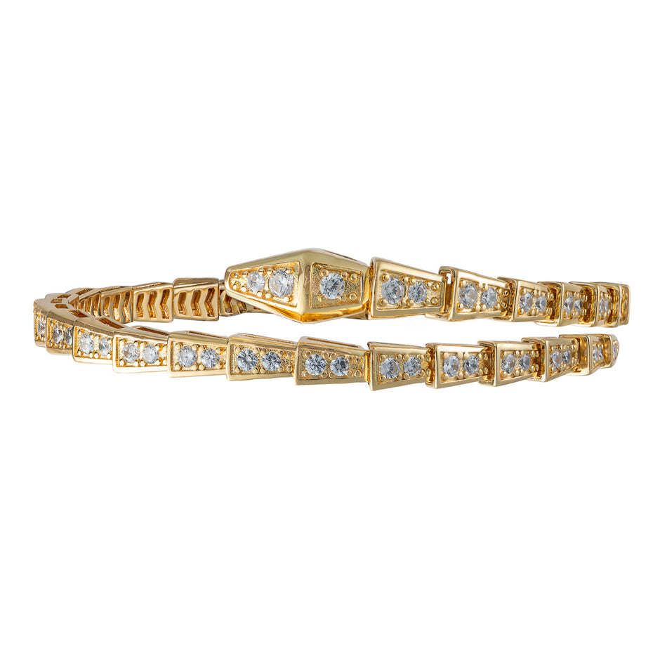 Bratara Serpentine Crystal