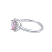Inel Heart Halo Pink