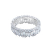 Inel Baguette Eternity Tennis