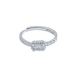 Inel Baguette Halo Twist
