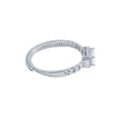 Inel Baguette Halo Twist