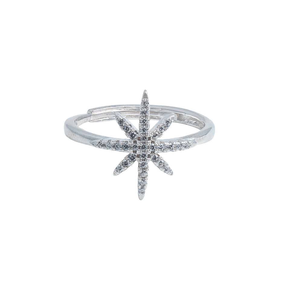 Inel Starburst Pave