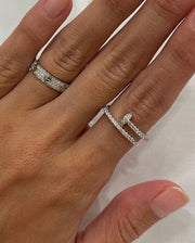 Inel love full pietre 5mm