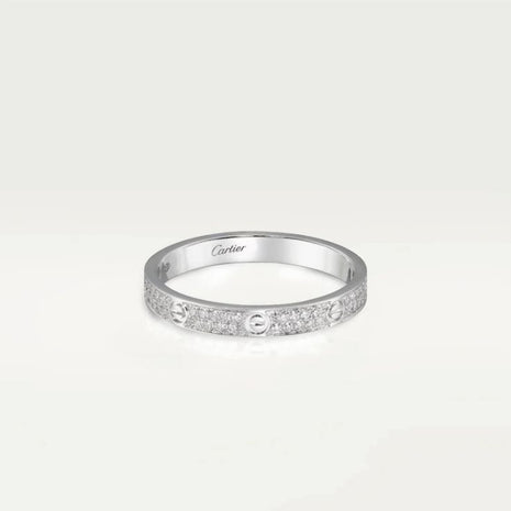 Inel love full pietre 4mm