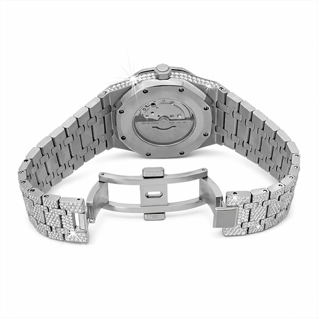 Ceas Oak - Automatic Iced Full Moissanite VVS