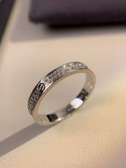 Inel love full pietre 4mm
