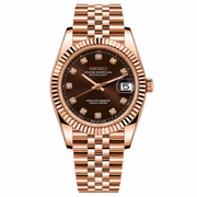 CEAS SEIKO DATEJUST- ROSE CHOCOLATE