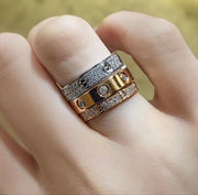 Inel love full pietre 4mm
