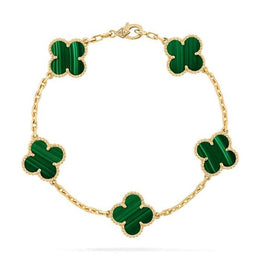 Bratara Van Luxy Green & Gold