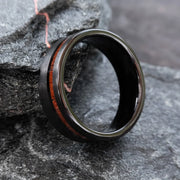 Inel Valuxy Steel cu Lemn