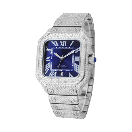 Ceas Santos Clean Dial - Automatic Iced Full Moissanite VVS