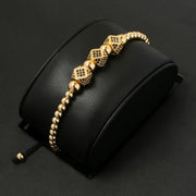 Bratara Black Diamond Dices Gold