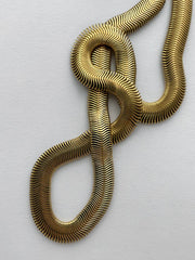 Colier Snake Dama, Auriu 8mm