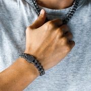 Bratara Cuban Chain BLACK