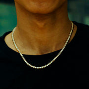 Colier Tennis, Auriu