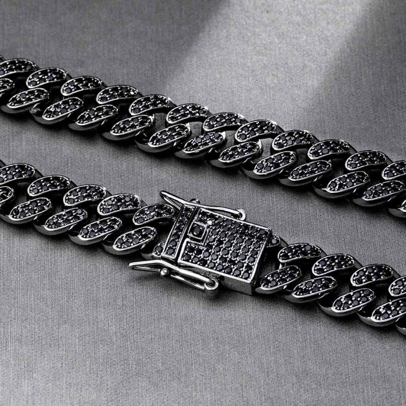 Colier Cuban Chain Negru